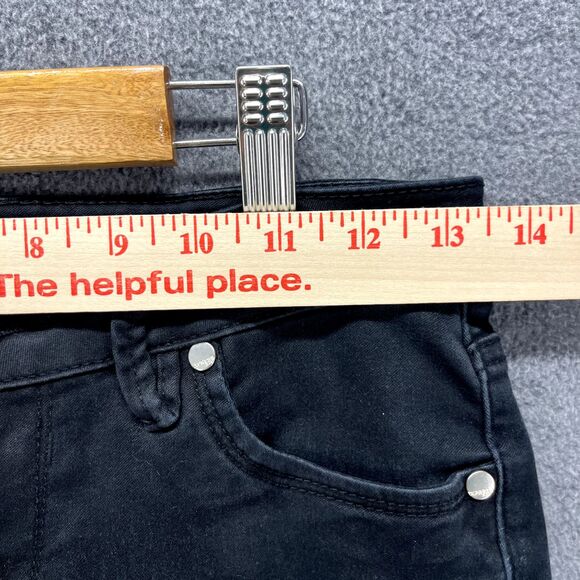 Express Skinny jeans womens 2 Black Low Rise stretch 5 pockets - Picture 7 of 14